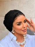 Textured Turban — Black