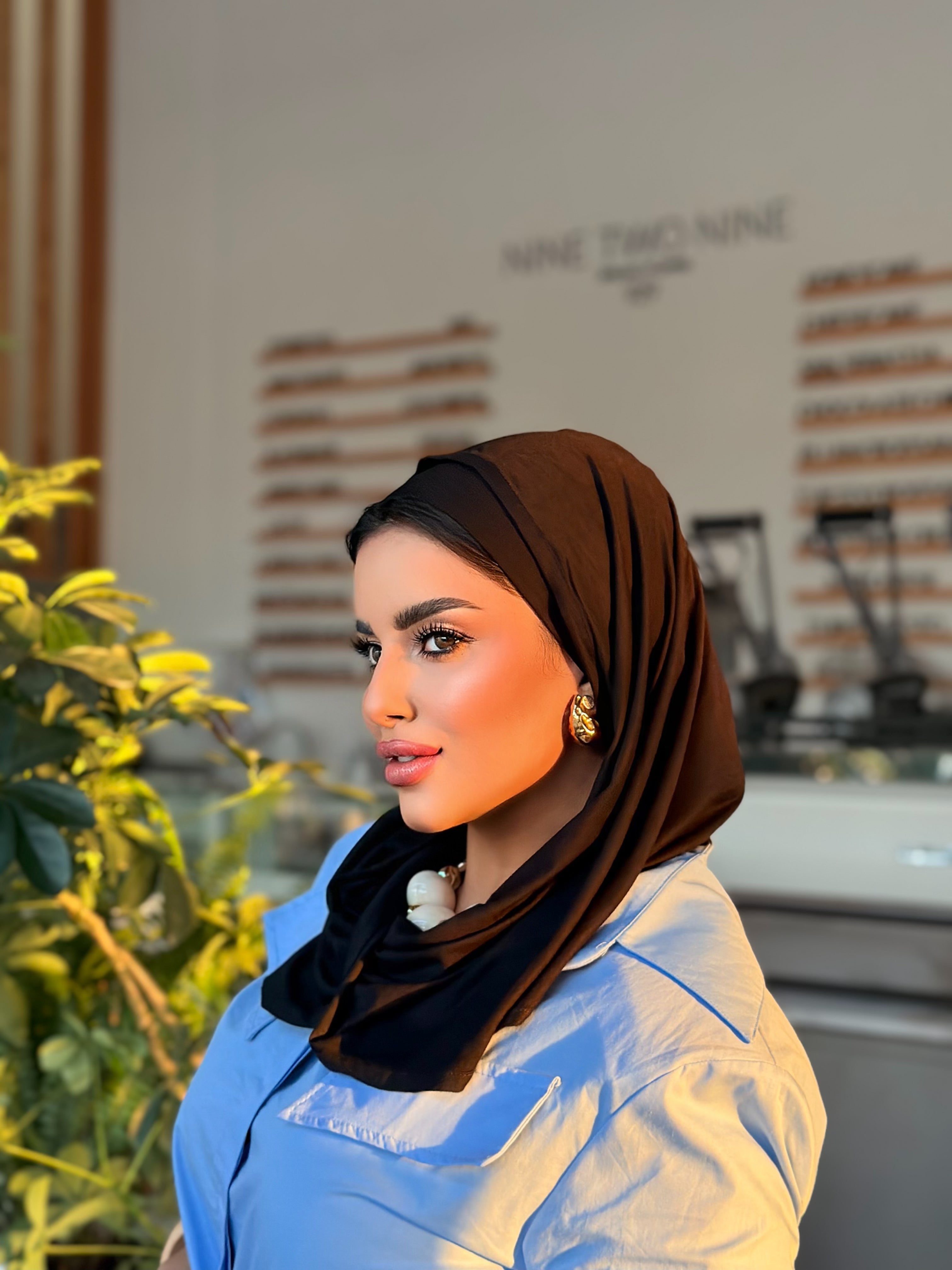 Easy Scarf – Brown