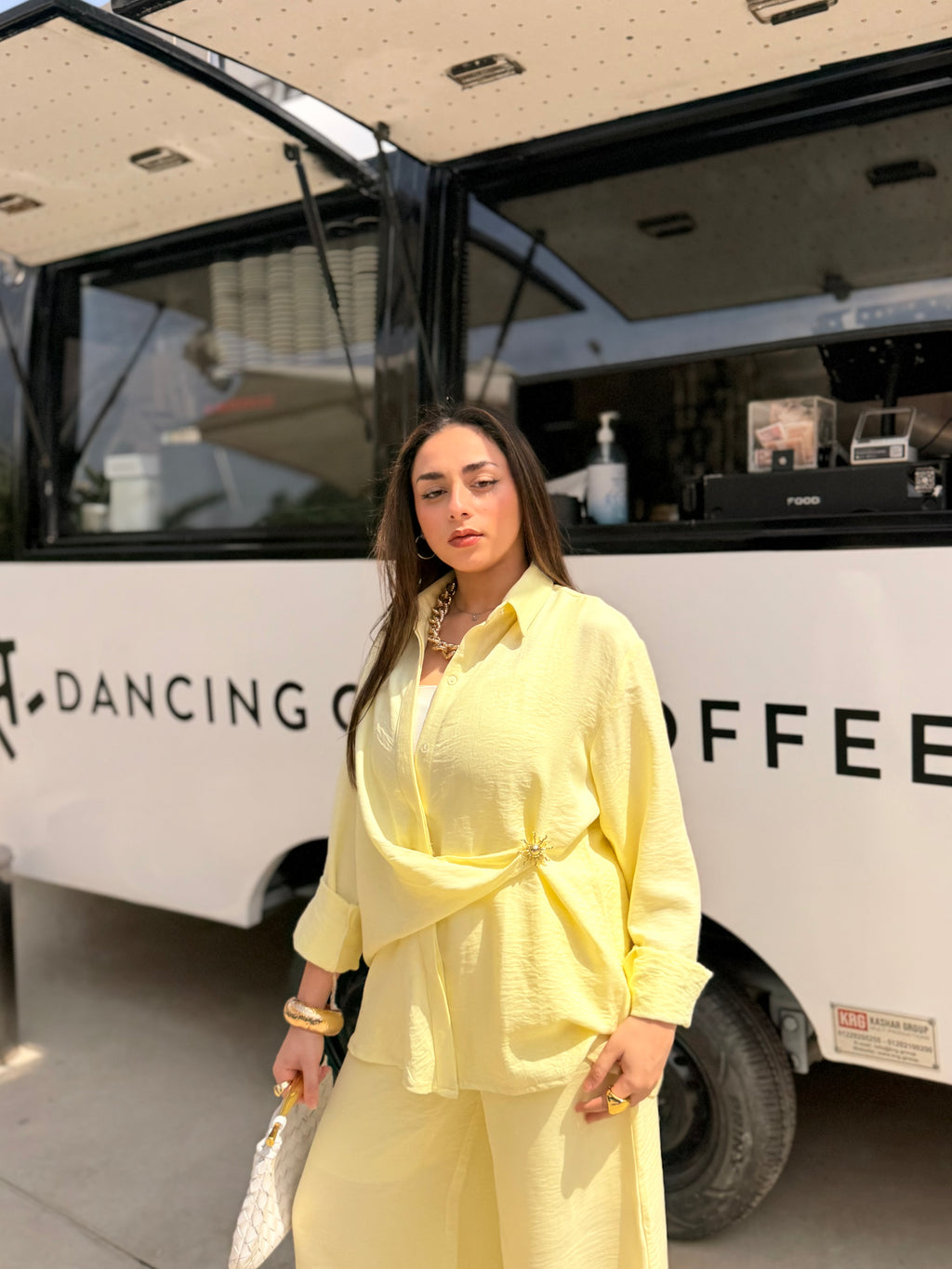Linen Shirt & Pants Set – Butter Yellow