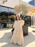 Tiered Maxi Dress – Natural Beige